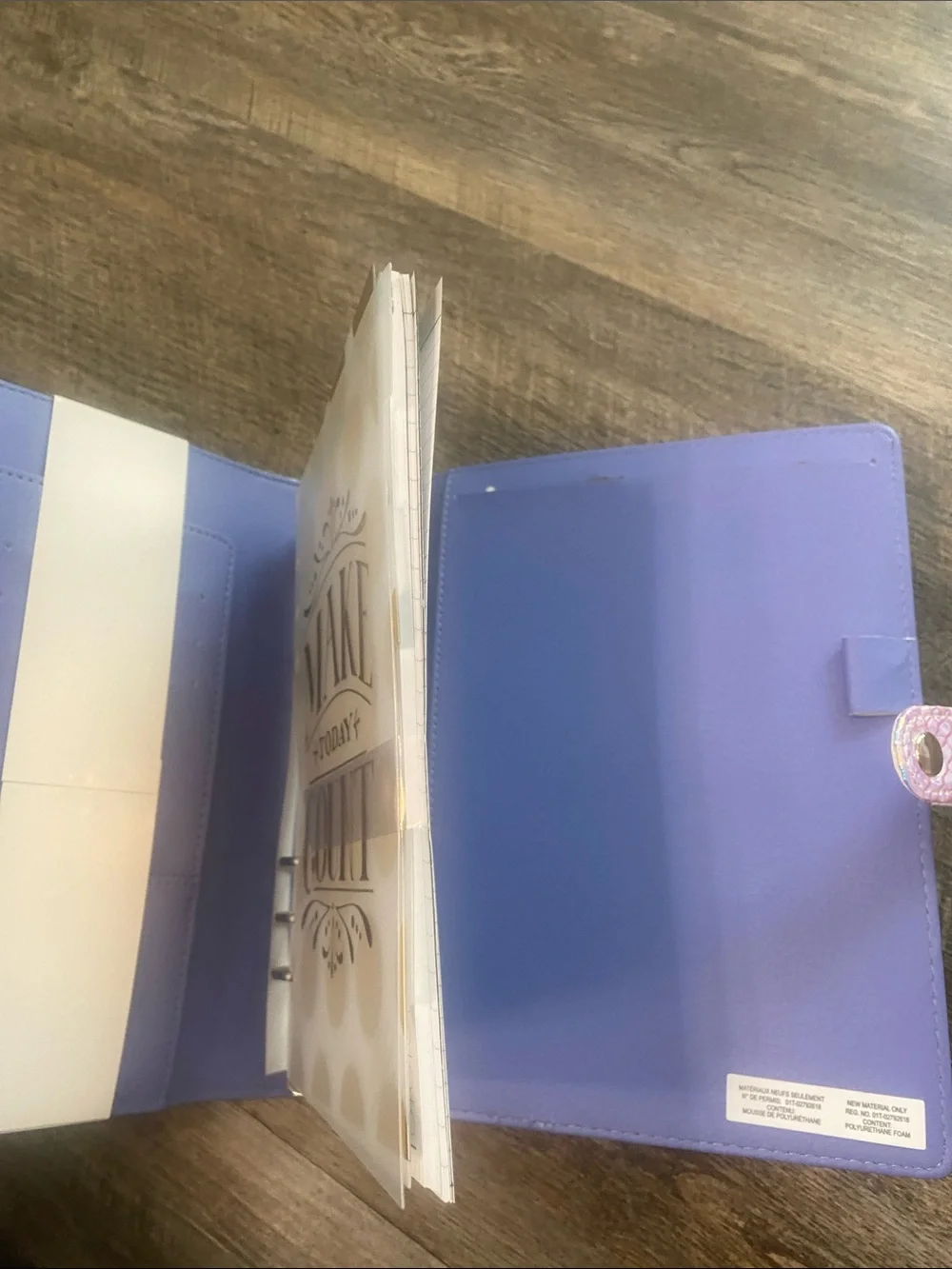 NWT Recollections Iridescent Holographic Planner